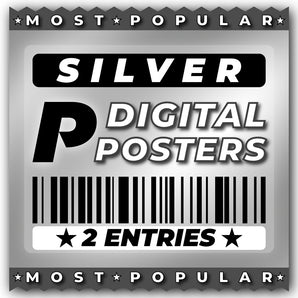 PDG90 Silver Digital Posters