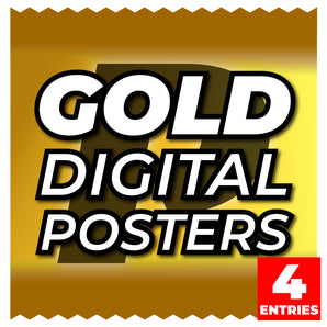 PDG109 Gold Digital Posters